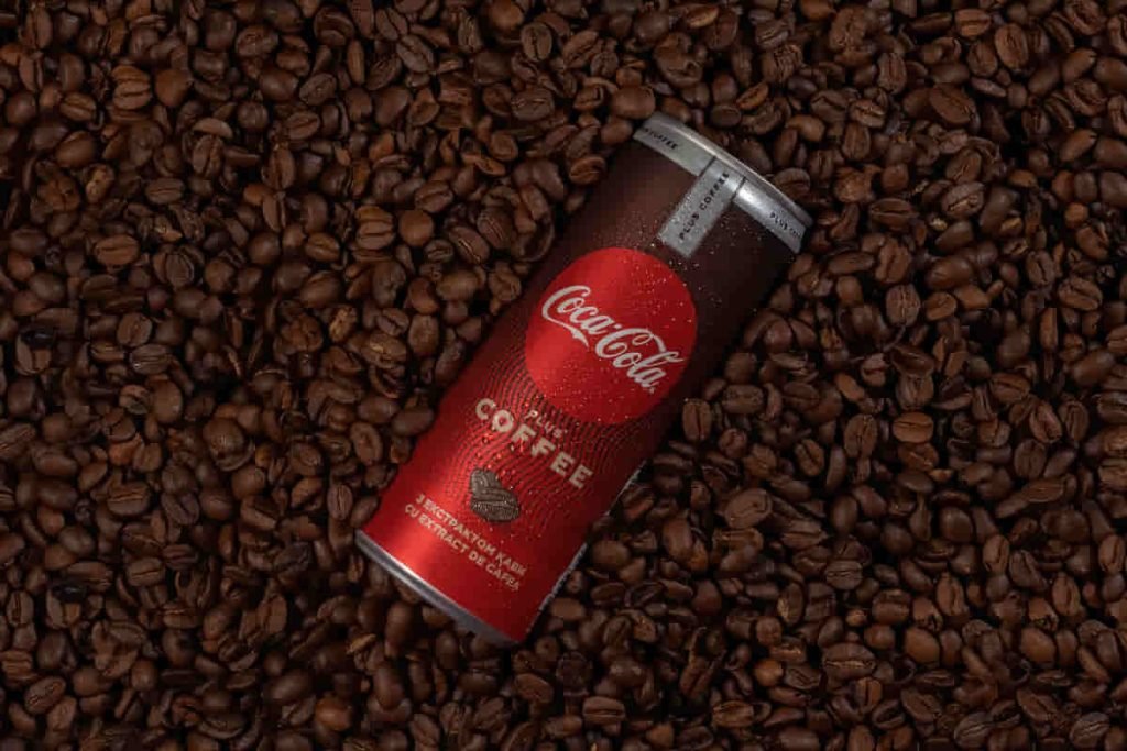 Ready to drink coffee can by coca cola