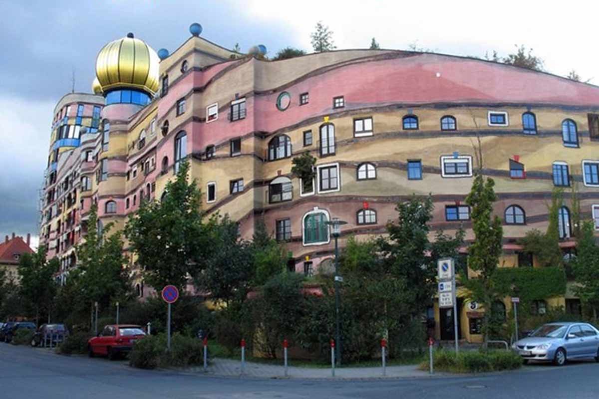 Forest Spiral, Hundertwasser Building, Darmstadt, Germany
