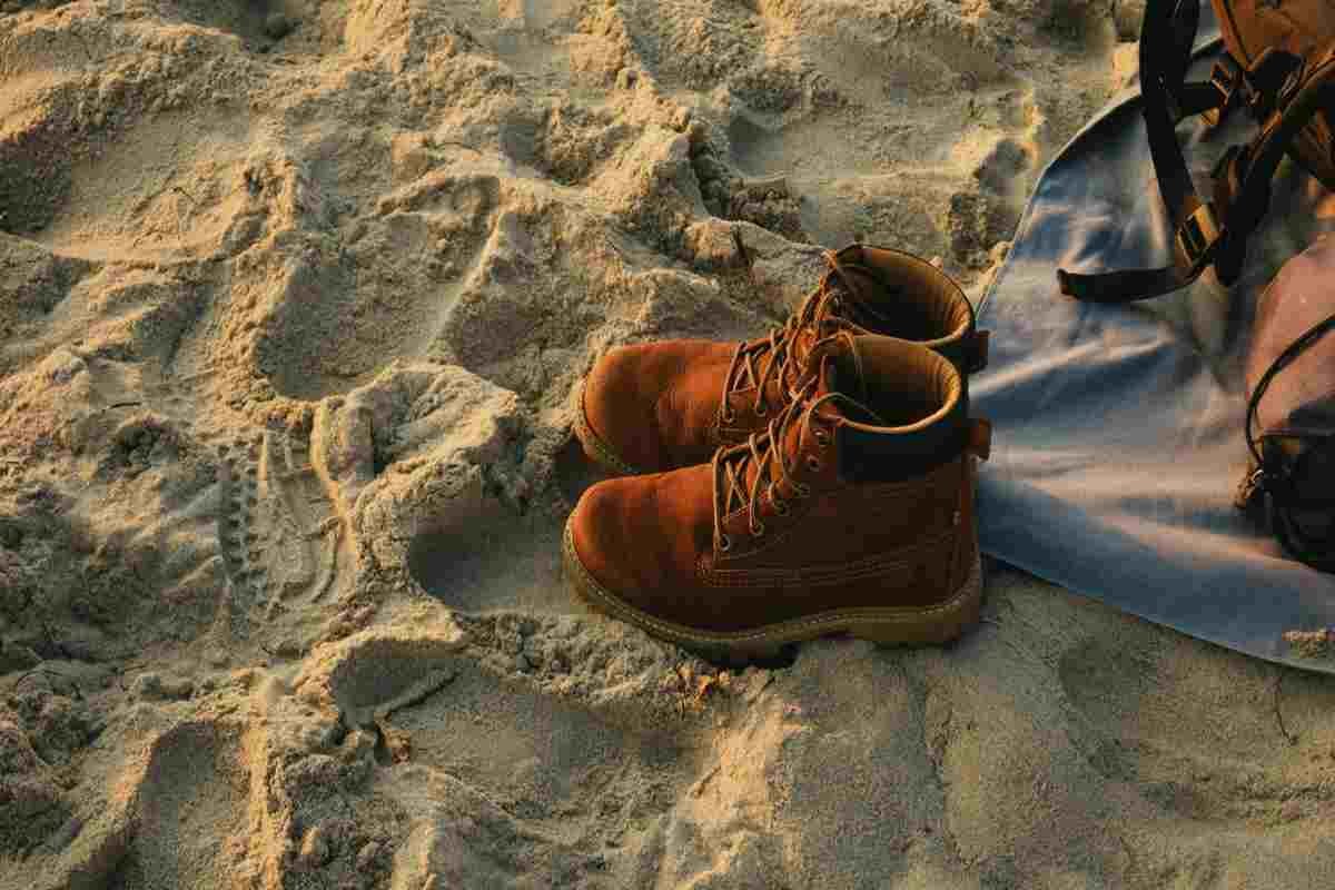 Boots in Sand