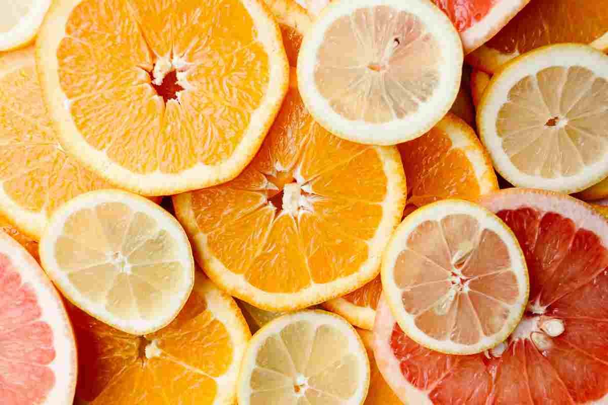 citrus fruit sliced