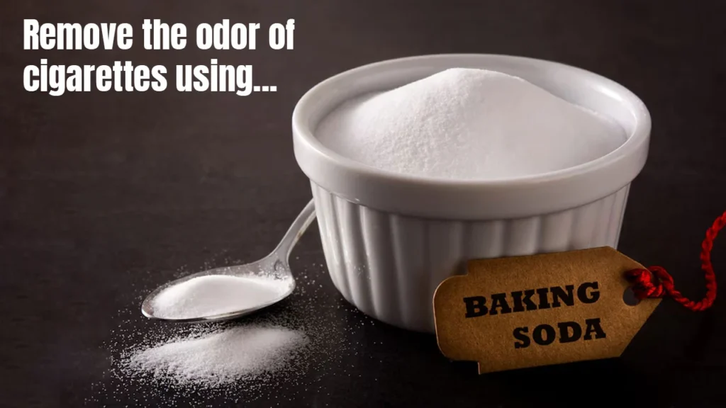 Using Baking Soda to eliminate cigarette odor