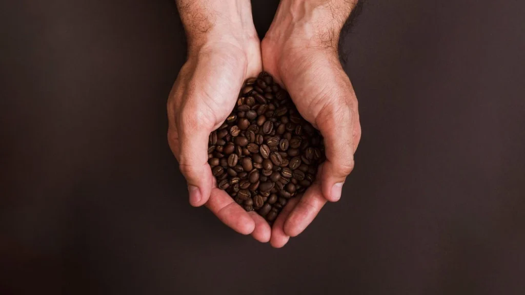 Using Coffee beans